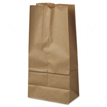 16# Paper Bag, 40-lb Base Weight, Brown Kraft, 7-3/4 x 4-13/16 x 16, 500-Bundle