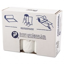 High-Density Can Liner, 40 x 48, 45-Gallon, 17 Micron, Clear, 25/Roll