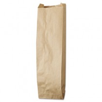 Paper Bag, 35-Pound Base Weight, Brown Kraft, 4-1/2 x 2-1/2 x 16, 500-Bundle