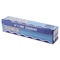 Standard Aluminum Foil Roll, 18" x 1000 ft, 14 Micron Thickness, Silver