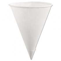 Paper Cone Cups, 6oz, White