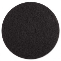 Standard 17-Inch Diameter Stripping Floor Pads, Black