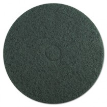 Standard 20-Inch Diameter Heavy-Duty Scrubbing Floor Pads, Green