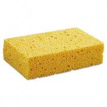 Medium Cellulose Sponge, 3 2/3 x 6 2/25 in, 1 11/20" Thick, Yellow