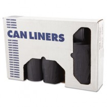 Low-Density Can Liners, 33gal, 1.1mil, 33w x 39h, Gray, 25/Roll