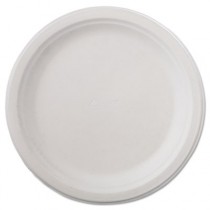 Classic Paper Plates, 9 3/4 Inches, White, Round, 125/Pack