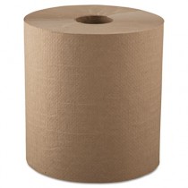 Hardwound Roll Towels, 1-Ply, Natural, 8" x 700 ft