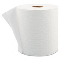 Hardwound Roll Towels, 7.9" x 800ft, White