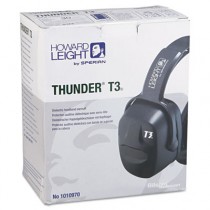 Thunder T3 Dielectric Earmuffs, 30NRR, Black