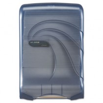 Large Capacity Ultrafold Multi/C-Fold Towel Dispenser, 11 3/4 x 6 1/4 x 18, Blue