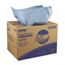 KIMTECH PREP KIMTEX Wipers, BRAG* Box, 12 1/10 x 16 4/5, Blue, 180/Box