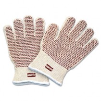 Grip N Hot Mill Nitrile Coated Gloves, White/Red, Medium