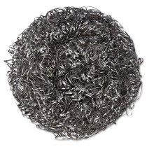 Kurly Kate Stainless Steel Scrubbers, Large, 12 per Pack