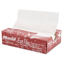 Eco-Pac Natural Interfolded Dry Waxed Paper Sheets, 8 x 10 3/4, White, 500/Pack