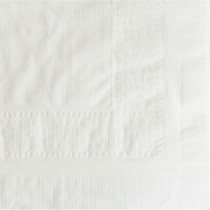 Cellutex Tablecover, Tissue/Poly Lined, 54 in x 108 in, White