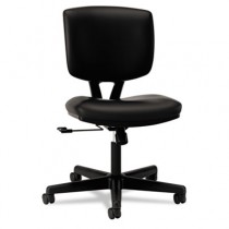 Volt Series Task Chair, Black Leather