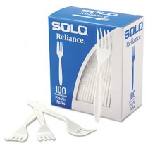 Reliance Mediumweight Cutlery, Standard Size, Fork, Boxed, White