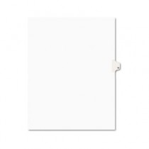 Avery-Style Legal Side Tab Divider, Title: 11, Letter, White, 25/Pack