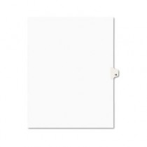 Avery-Style Legal Side Tab Divider, Title: 13, Letter, White, 25/Pack