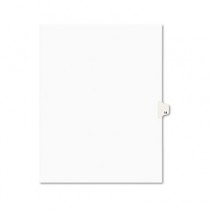 Avery-Style Legal Side Tab Divider, Title: 14, Letter, White, 25/Pack