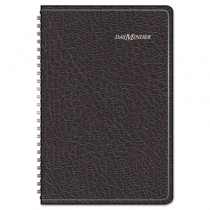 Recycled Weekly Appointment Book, Black, 4 7/8" x 8", 2013