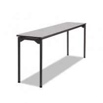 Maxx Legroom Table, 18w x 72d x 29-1/2h, Gray/Charcoal
