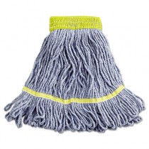 Super Loop Wet Mop Heads, Cotton/Synthetic, Small Size, Blue
