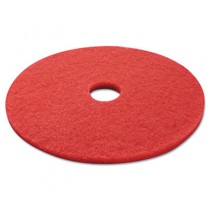 Standard 21-Inch Diameter Buffing Floor Pads, Red