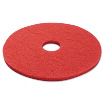 Standard 17-Inch Diameter Buffing Floor Pads, Red