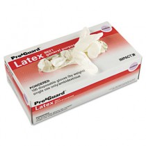 Powdered Latex General-Purpose Gloves, Natural, Medium, 100/Box