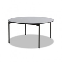 Maxx Legroom Table, 60 dia x 29-1/2h, Gray/Charcoal