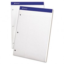 Evidence Dual Ruled Pad, Law Rule, 8-1/2 x 11-3/4, White, 100 Sheets