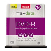 DVD+R Discs, 4.7GB, 16x, Spindle, Silver
