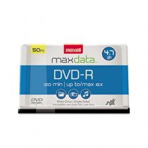 DVD-R Discs, 4.7GB, 16x, Spindle, Gold