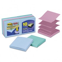 Super Sticky Pop-Up Notes, 3 x 3, Tropic Breeze, 10 90-Sheet Pads/Pack