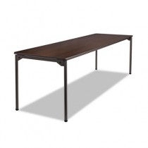 Maxx Legroom Table, 30w x 96d x 29-1/2h, Walnut/Charcoal