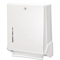 True Fold Metal Front Cabinet Towel Dispenser, 11 5/8 x 5 x 14 1/2, White