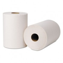 Green Seal Hardwound Roll Towels, 425ft x 8", Natural White