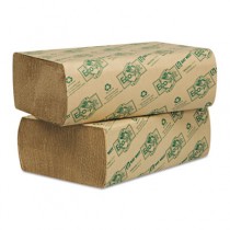 EcoSoft Folded Towels, 9 1/8 x 9 1/2, Natural