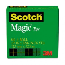 Magic Tape, 1/2" x 1296", 1" Core, Clear