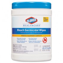 Germicidal Wipes, 6 x 5, Unscented, 150/Canister