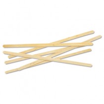 Wooden Stir Sticks, 7", Birch Wood, Natural