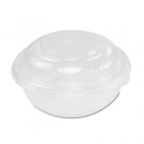 PresentaBowls Bowl + Lid Combo-Pak, 16oz, Clear, Round, Dome Lid