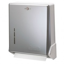 True Fold Metal Front Cabinet Towel Dispenser,11 5/8 x 5 x 14 1/2, Chrome