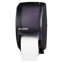 Duett Standard Bath Tissue Dispenser, 2 Roll, 7-1/2W x 7D x 12-3/4H, Black Pearl