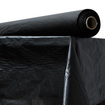 Plastic Table Cover, 40" x 300 ft Roll, Black