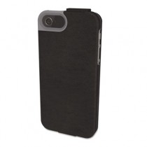 Portafolio Flip Wallet for iPhone 5, Black Marble