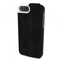 Portafolio Flip Wallet for iPhone 5, Black Snake