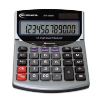 15966 Compact Desktop Calculator, 12-Digit LCD