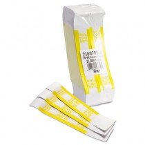 Self-Adhesive Currency Straps, Yellow, $1,000 in $10 Bills, 1000 Bands/Box